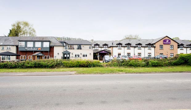 Exterior of Premier Inn Cardiff West